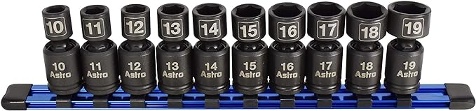 78344 10-Piece 3/8" Drive Nano Pinless Universal Impact Sockets - Metric & Astro Tools 78314 14-Piece 3/8" Drive Low Profile Nano Impact Sockets - Metric