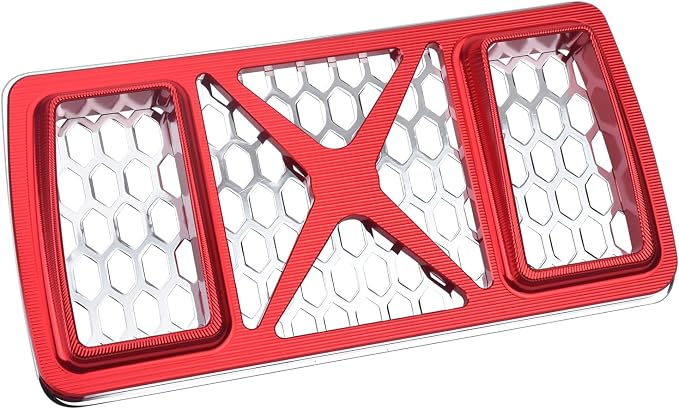 Radiator Guard Grille Oil Cooler Cover Fit For Harley Touring Road King Street Glide Electra Glide Ultra Limited 2023.5-2025 Red