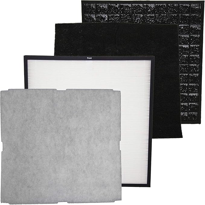Filter-Monster – Odor Reduction Air Filter Replacement Kit - Replacement Compatible with Rabbit Air MinusA2 Air Purifier
