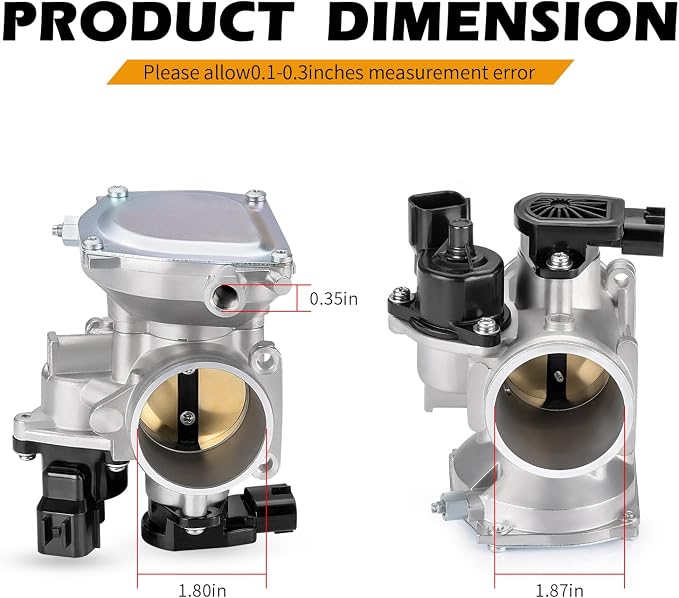 Throttle Body Compatible with Polaris RZR 570 2012-2016 Ranger 570 2014 Sportsman ACE 570 2015 ACE 570 2016 1204284 1205098