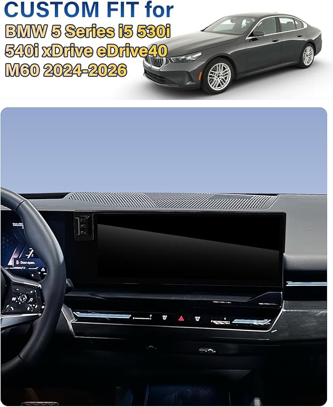 SKYLOTEC Car Phone Holder for BMW 5 Series i5 530i 540i xDrive eDrive40 M60 2024 2025 2026 Accessories Automobile Cradles Phone Mount, Cell Phone Base Not Block Air Vent