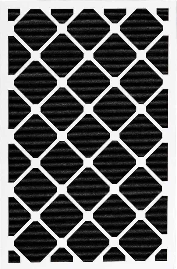 Nordic Pure 14x30x1 (Actual Size: 13 15/16 x 29 15/16 x 3/4) Pure Carbon Pleated Odor Reduction Furnace Air Filters 4 Pack