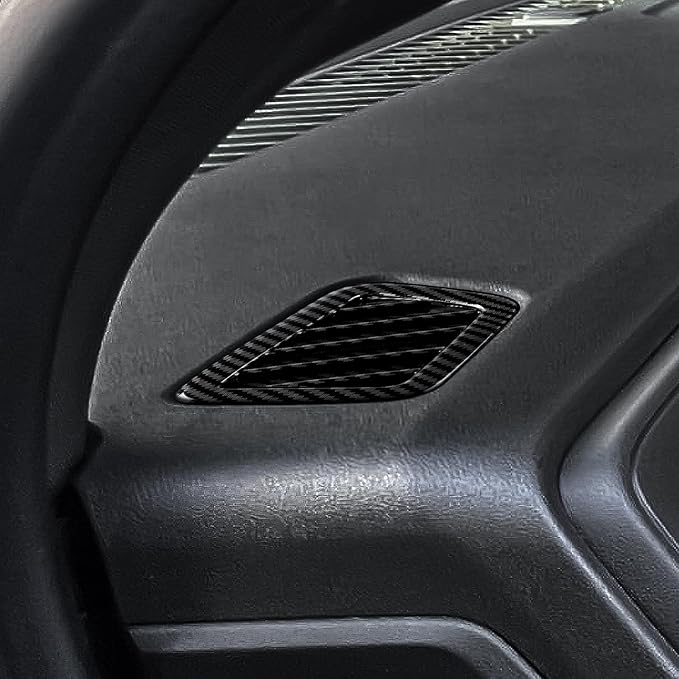 Car ABS Carbon Fiber Sticker Side Air Vent Outlet Cover Interior Trim Decal for Chevrolet Colorado/GMC Canyon 2023 2024 2025 2026 Accessories