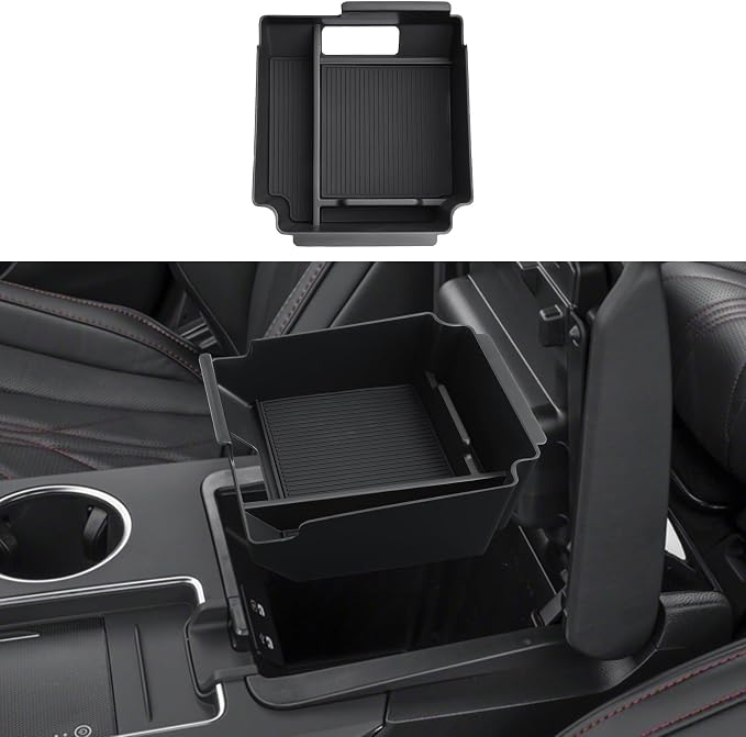 2026 Acura MDX Center Console Organizer - For 2025-2026 MDX Console Organizer Armrest Box Storage Tray - Compatible with 2025-2026 Acura MDX(Base/Technology/A-Spec/Advance/A-Spec Advance) Accessories
