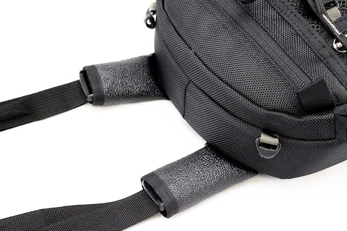 Chase Harper USA 450 Strap Mount Tank Bag - Water-Resistant, Tear-Resistant, Industrial Grade Ballistic Nylon with Anti-Scratch Rubberized Polymer Bottom, Adjustable Strap Mounting