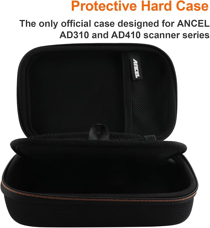 ANCEL AD310 Classic Enhanced Universal OBD II Scanner Car Engine Fault Code Reader with ANCEL Protective Case Storage Bag