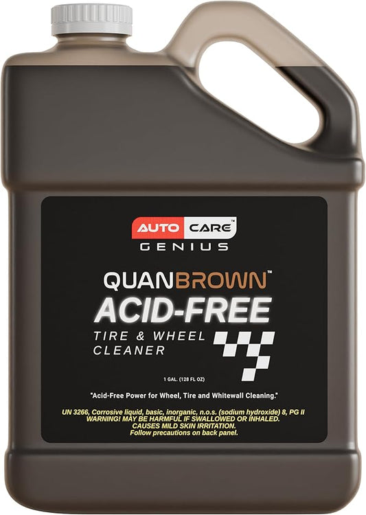 Quan Brown Acid-Free Tire & Wheel Cleaner (1 Gallon)