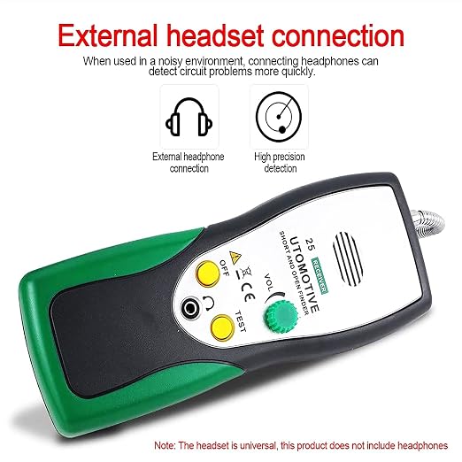 Automotive Short and Open Finder Circuit Tester, Angchun DC 6-24V Car Circuit Breaker Finder Wire Tracer Electrical Adjustable Short Detector Diagnostic Test Tool with Power Probe for Vehicle Repair