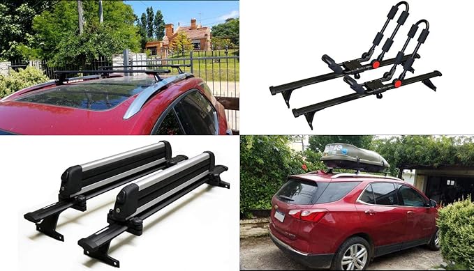 BRIGHTLINES Roof Rack Cross Bar Compatible with 2018 2019 2020 2021 2022 2023 2024 Chevy Equinox GMC Terrain