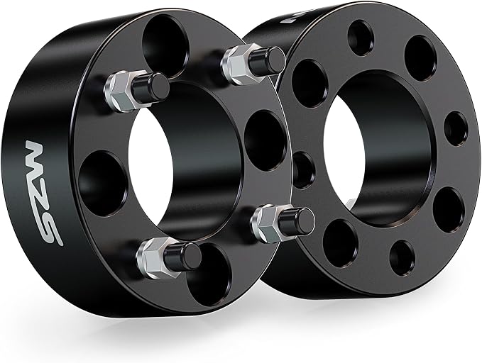 MZS 4x110 Wheel Spacers, 1.5" Thick Hub Bore 74mm with M12×1.25 Studs Compatible with Wolverine Viking ZForce 950 UForce 1000-4 Lug Tire-2 Pack