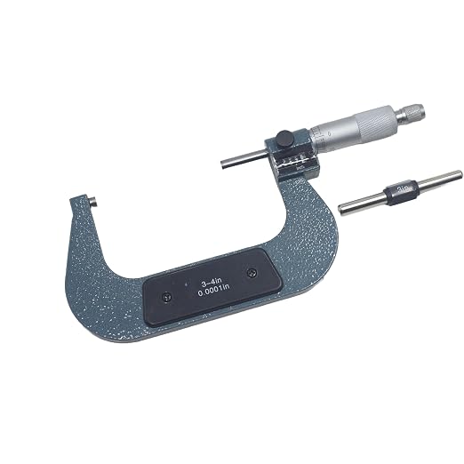 HFS(R) 3-4" Mechanical Digital Outside Micrometer Digit Counter Carbide Tips 0.0001"