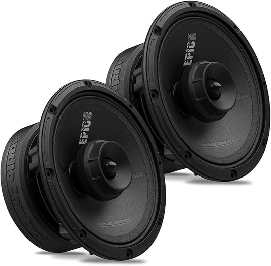 AudioControl EPICPRO6CX Epic PRO 6.5” Coaxial Car Speakers Set (Pair), 300W Max, 4 Ohm, Rear or Front Door Speakers for Truck or Car Audio System, Pro Audio High SPL Full Range Speakers