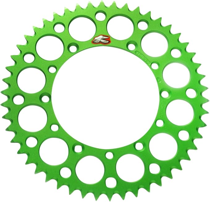 Renthal Green Aluminum Rear Sprocket 52T 112U-520-52GEGN