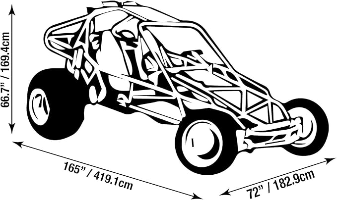 Raider 02-7749 DT-Series Premium XXXX-Large Heavy-Duty UTV Single Row Seating Storage Cover (Fits UTVs up to 165" Long)