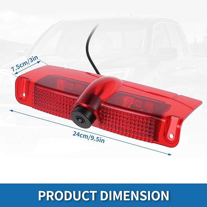 Brake Light Rear View Backup Camera for Chevrolet Express for GMC Savana 1500 2500 3500 2003-2019 Park Assist Reverse Camera Replacement