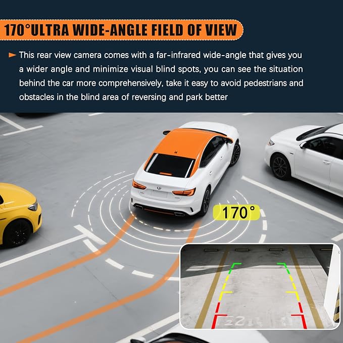 AG1T-19G490-AA Rear View Backup Camera Compatible with Ford Taurus 2010 2011 2012 Park Assist Camera Replaces # AG1Z-19G490-D