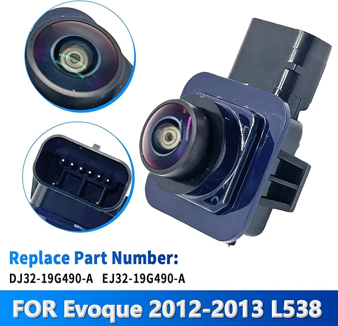 Rear View Back Up Camera Compatible with 2012-2014 Land Rover Range Rover Evoque Reverse Park Assist Backup Camera Replaces DJ32-19G490-A EJ32-19G490-A