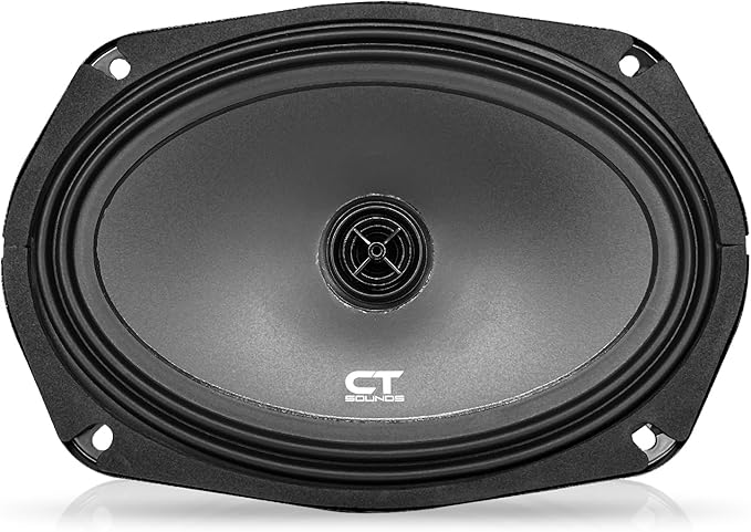 CT Sounds Tropo 6x9” 160 Watt Shallow-Mount Coaxial Car Speakers - Pair