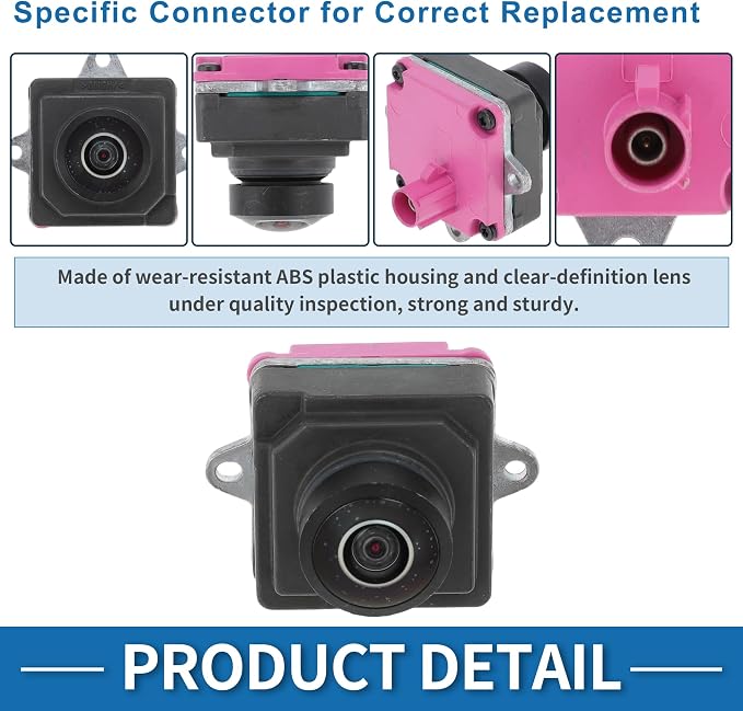 Rear View Camera for Jeep Wrangler 2021 2022 2023 2024 2025 Park Assist Backup Reverse Camera Replace No.68452959AC/68452959AA/68452959AB/68288397AC