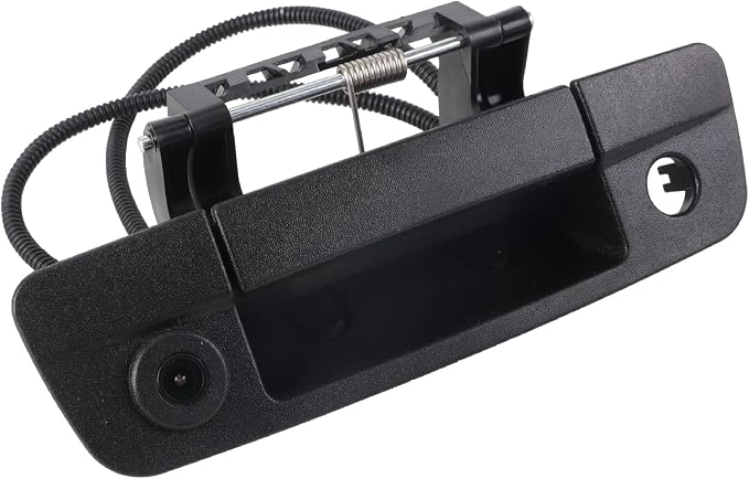DYRDINSHOW Tailgate Replace Rear View Camera Backup Tailgate Handle Camera Compatible with Dodge Ram 2009-2017,Tailgate Door Handle Replacement Camera(Color: Black)