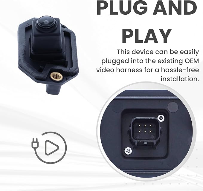 Backup Camera Replaces for 2018 2019 2020 2021 2022 2023 Nissan Kicks S, SV Model OE Part # 284425RA2B 284425RA0B 284425RB0B 284425RA3B (28442-5RA2B 28442-5RA0B 28442-5RB0B 284425-RA3B)