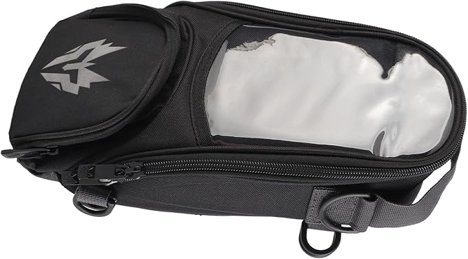 Tank Bag, Magnetic Tank Bag Oxford Fabric High Strength Fuel 4.5L Large Capacity Navigation Package Magnetic Atv for (Grey)