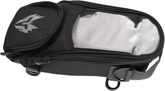 Tank Bag, Magnetic Tank Bag Oxford Fabric High Strength Fuel 4.5L Large Capacity Navigation Package Magnetic Atv for (Grey)