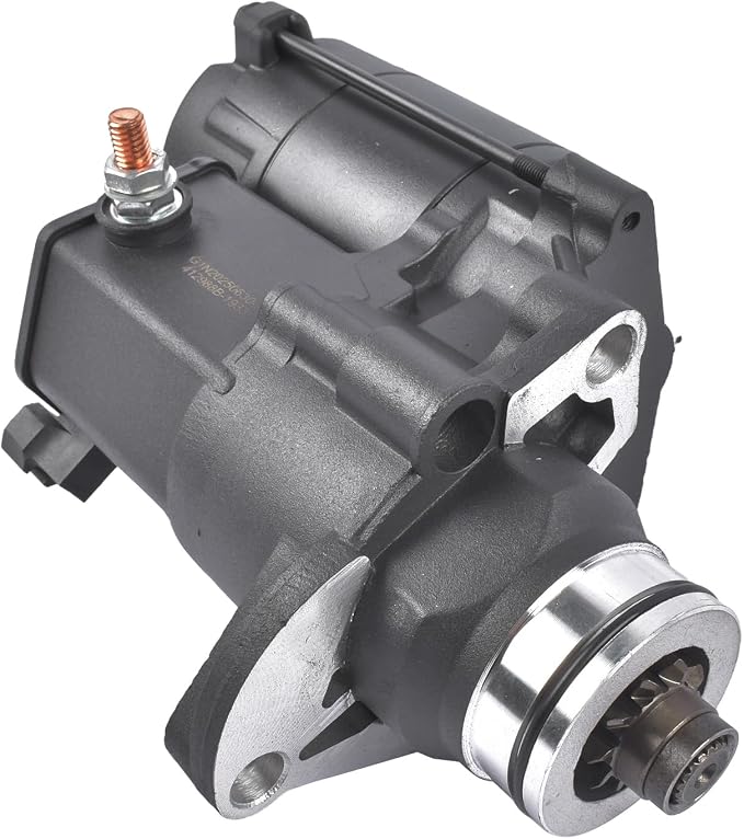 Starter Black Replacement for Harley-Davidson Blackline Breakout Dyna Night Train Road Glide Softail 2006-2017 31618-06A 18905