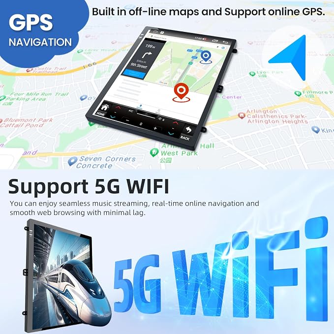 8 Core 4G RAM 64G ROM Car Radio for Chevrolet Chevy Cruze 2009-2015: Upgrade HD Touch Screen Replacement Stereo Wireless Carplay Android Auto Bluetooth 5.0 GPS 5G WiFi SWC AM FM DSP