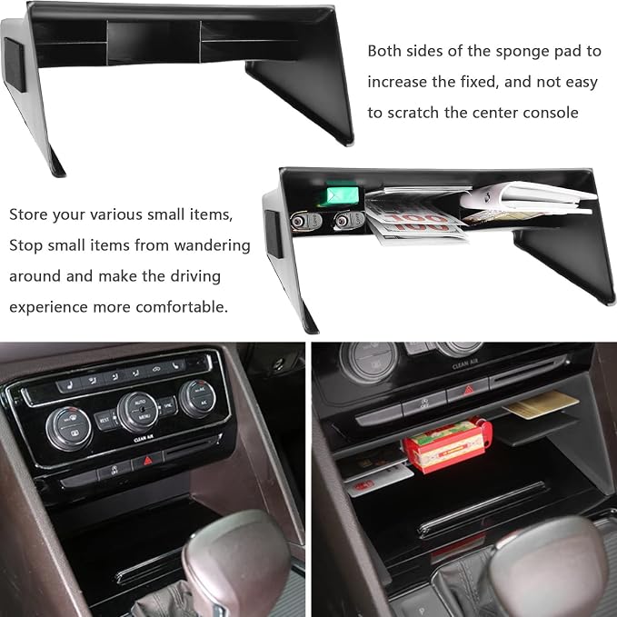 EDBETOS Center Console and Dashboard Storage Box Organizer Compatible with Atlas Accessories Cross Sport 2018-2022 2023