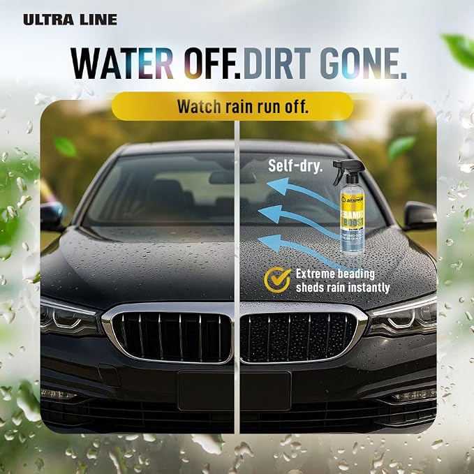 Nanoskin Ultra Line CERAMIC BOOST 55 Gallons –DIY Ceramic SiO2 Spray Sealant for Finishes and Ceramic Coatings | Proprietary (Nano SiO2) Formula | Cars, Trucks, Boats, Bikes, ATV, RV, Glass