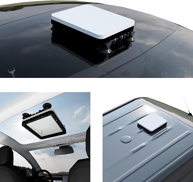Starlink Mount Ultra-Durable Kit for Campers, RVs, UTVs, Trucks, & Cars | USA Made | Interior and Exterior Vehicle Installation | Hardtop Complete Coverage (No Charger, Mount + Both Options)