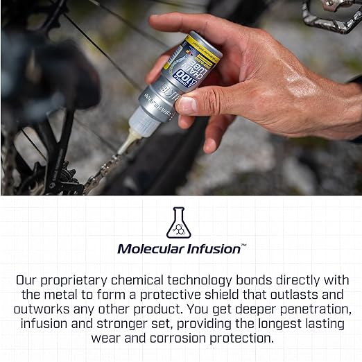 Dry Conditions Bike Chain Lube – Dry Weather Lubricant for Bicycles & Electric Bikes – Deep Penetration, Extends Lifetime, Protects Against Corrosion – 300ml Aerosol (10.14 oz)