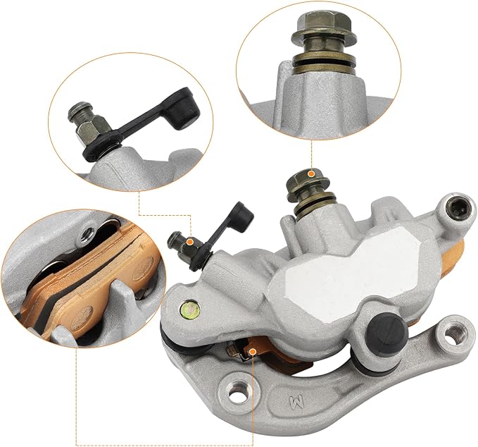 M MATI Front Brake Caliper Master Cylinder Hose Assy for Yamaha YZ250 YZ250F YZ450 YZ450F 2007-2015 YZ125 YZ250X 2008-2016 5XC-W2587-00-00 5XC-2580T-G0-00 5XC-25872-L0-00