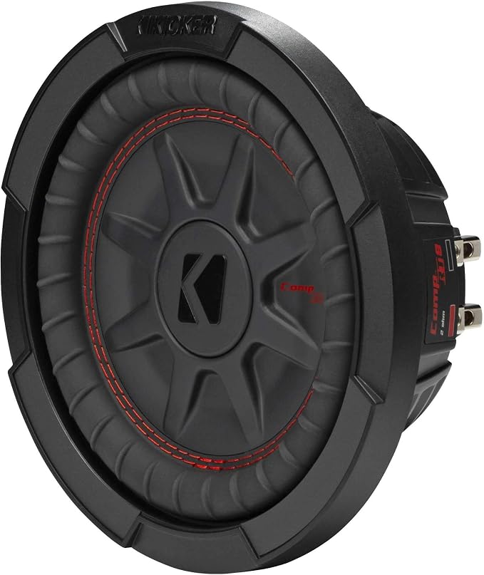 KICKER 48CWRT84 CompRT 8" Subwoofer, DVC, 4-ohm