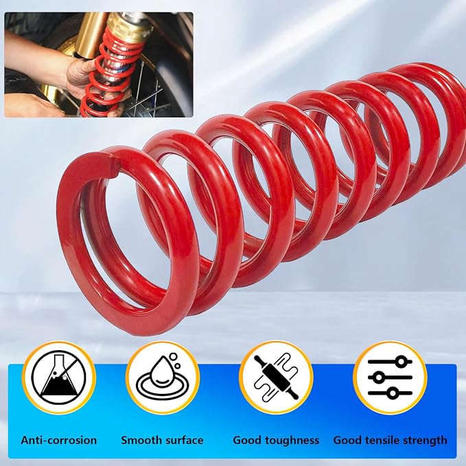 Heavy Duty Front Fork Spring & Rear Spring Suspension Kit Fit for for KLX140L KLX140R KLX140R F KLX140R L | Suspension Kit