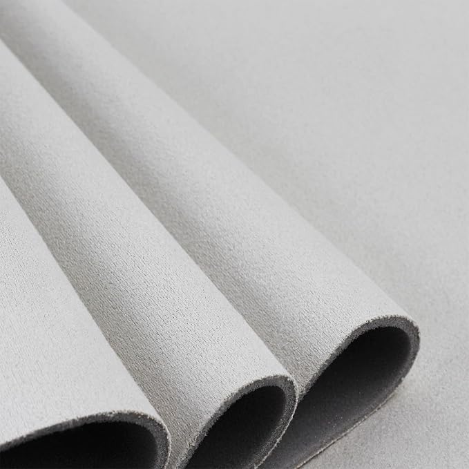 Suede Headliner with Foam Backing - Black Suede Headliner Material for Car/Truck/SUV/RV Roof, Home Repair/DIY Headliner Material Automotive Headliner (Beige, 96"×60“)