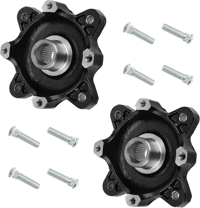 JAVIK Front Left & Right Wheel Hub Compatible with Polaris Ranger 800 Diese-l 900 700 RZR 900 800-4 570 ACE 570 900 OEM# 5137127-067 5137659-067 5136254-067 5142569-067 5137539-067 7517871