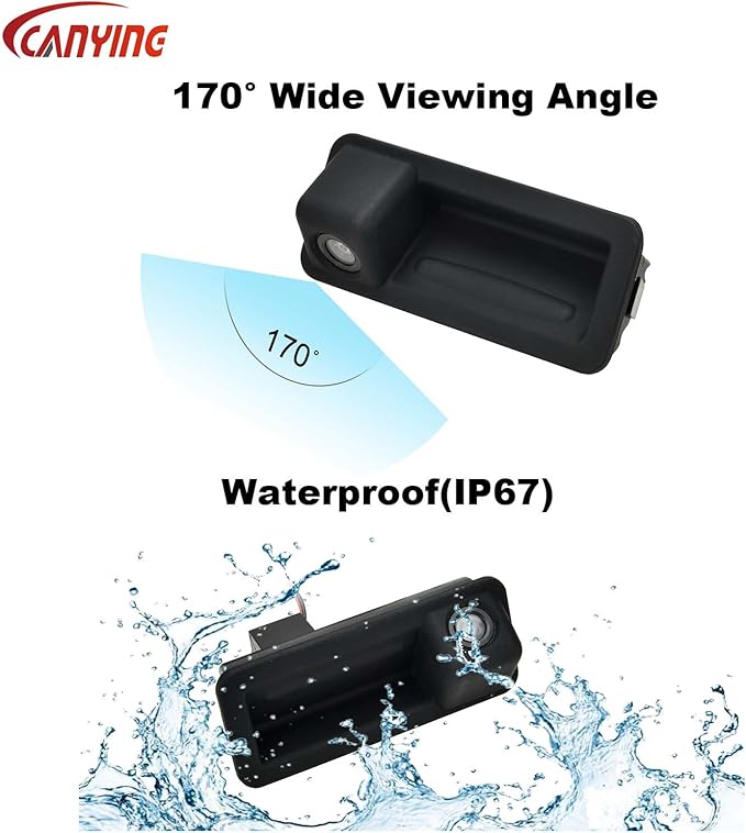 Car Trunk Handle Rear View Camera Special for Ford Mondeo Fiesta S-Max Focus 2C 3C Land Rover Freelander Range Rover CCD AHD