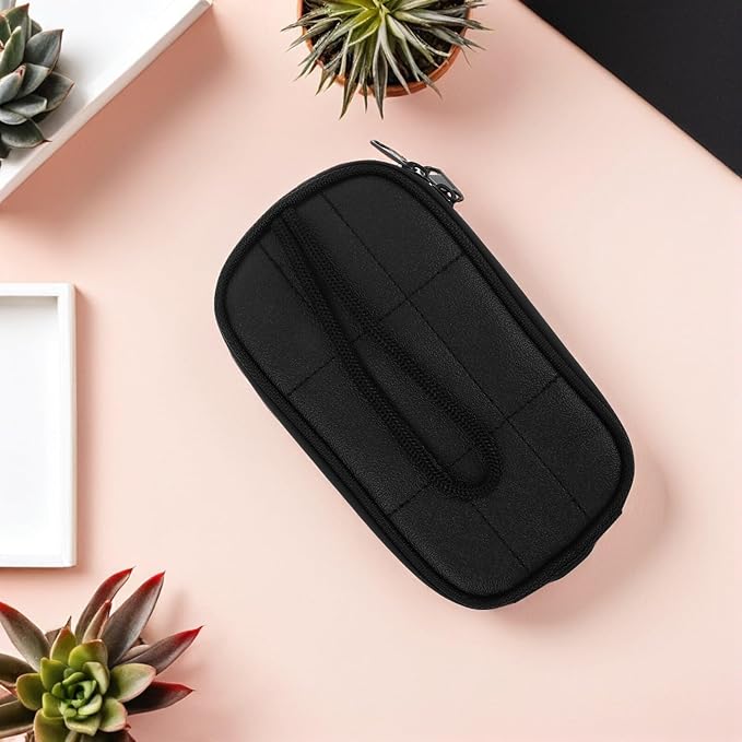 Happyyami Magnetic Motorcycle Tank Bag with PU Phone Case Small Touchscreen Pouch for Motorbikes Electric Bikes and Scooters All-weather Protection and Quick Access Storage