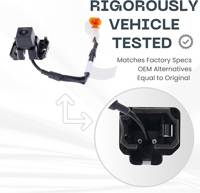 Backup Camera Replaces for 2014 Honda CR-V | 2015-2016 CR-V LX OE Part # 39530-T0A-A11