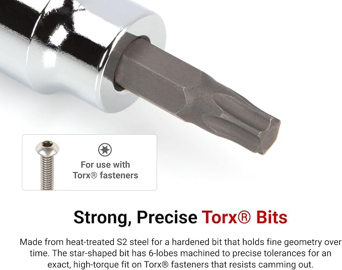 TEKTON Torx Bit Socket Set, 18-Piece | SHB99103