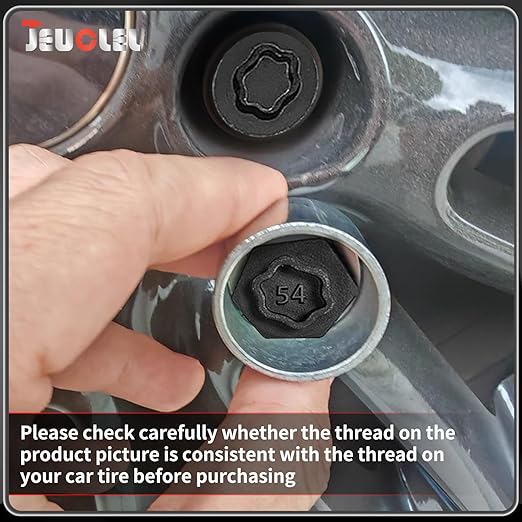 054 Wheel Locking Nut Key Compatible With BMW Series - Socket OD 27mm, ID 25mm - Lock Nut Socket Adapter, Anti-Theft Lug Nut Removal Tool, Screw Remover