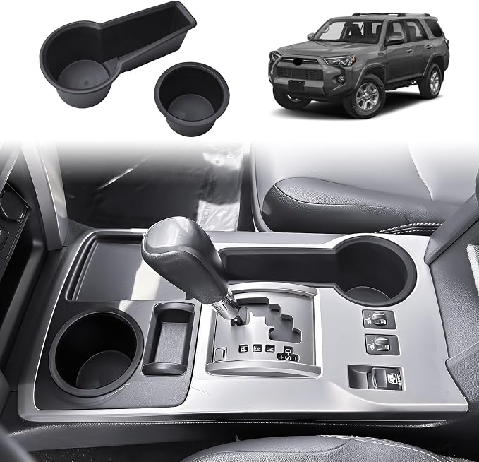 RUNROAD Center Console Organizer Compatible with 2014-2024 Toyota 4Runner Accessories, Cup Holder Insert for 4Runner Glove Box Dividers Center Console Gear Shift