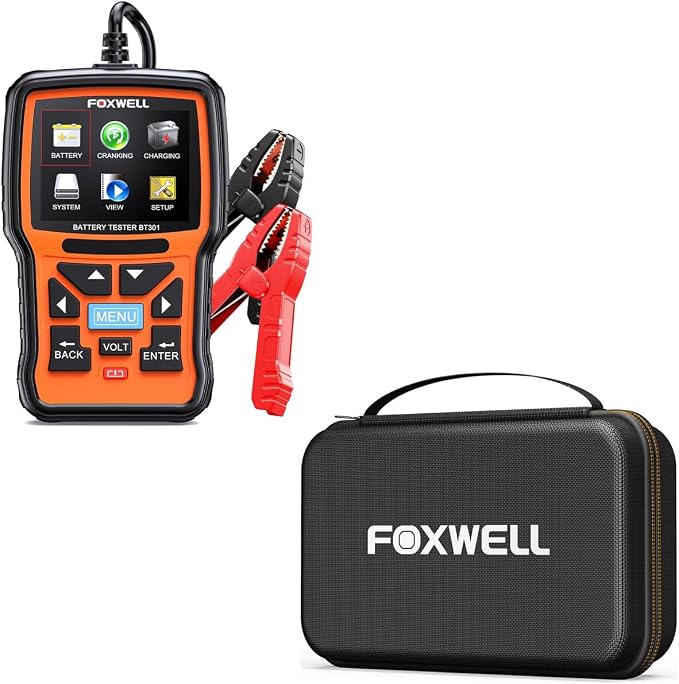 FOXWELL BT301 12V Car Battery Tester with Case