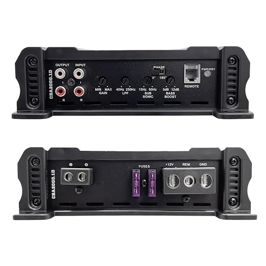 Orion CBA2000.1D Class-D Monoblock Subwoofer Amplifier + COKIT4 4GA Amp Wiring Kit, 2000W Max Car Audio Amp & Install Kit Bundle