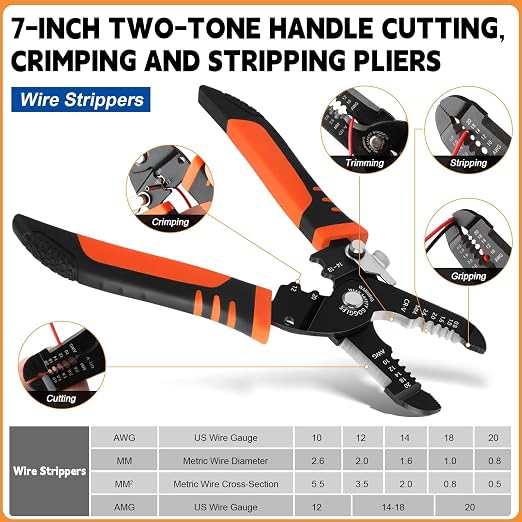 1381PCS Pin Connector Kit, Electrical Pins Connectors with Crimp Tool and Wire Strippers,28 Types 1/1.5/1.8/2.2/2.3/2.8/3.5mm Removal Male Female Crimp Pins