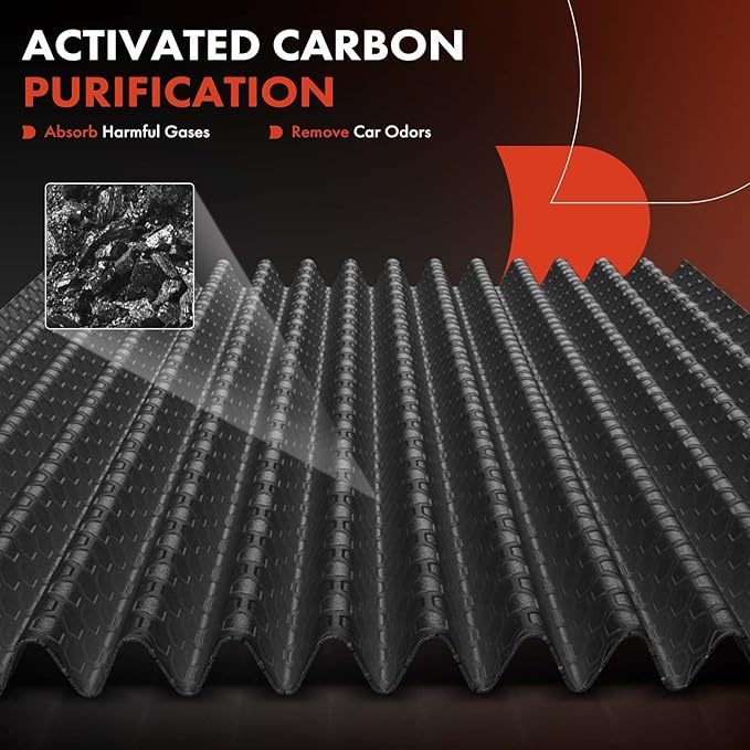 A-Premium 2-PC Cabin Air Filter w/Activated Carbon Compatible with Mercedes-Benz E300 1996-1999, E320 1996-1997, E420 1997, E430 1998-2002, E320, S500, S430, S600, CL500, CL600, E55 S55 CL65 CL55 AMG