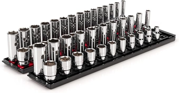 TEKTON 1/2 Inch Drive 6-Point Socket Set, 52-Piece | SHD92213
