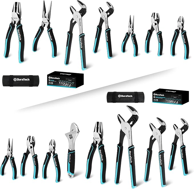 DURATECH 7-Piece Pliers Set & DURATECH 8-Piece Pliers Set